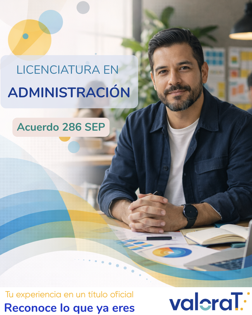 Administración | Preparación para la Acreditación vía Acuerdo 286 SEP
